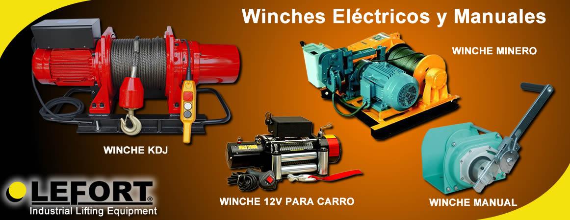 Winches Electricos y Manuales